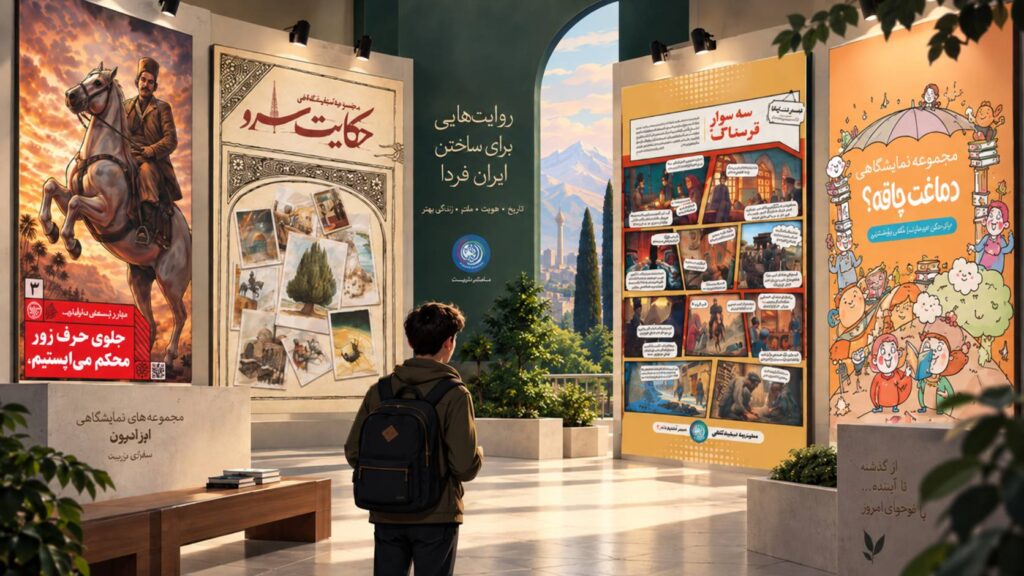 روزنامه دیواری و مجموعه نمایشگاهی