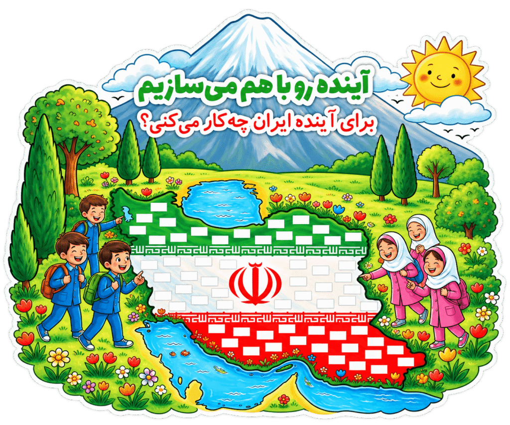دیوار نگاره «آینده رو باهم میسازیم»